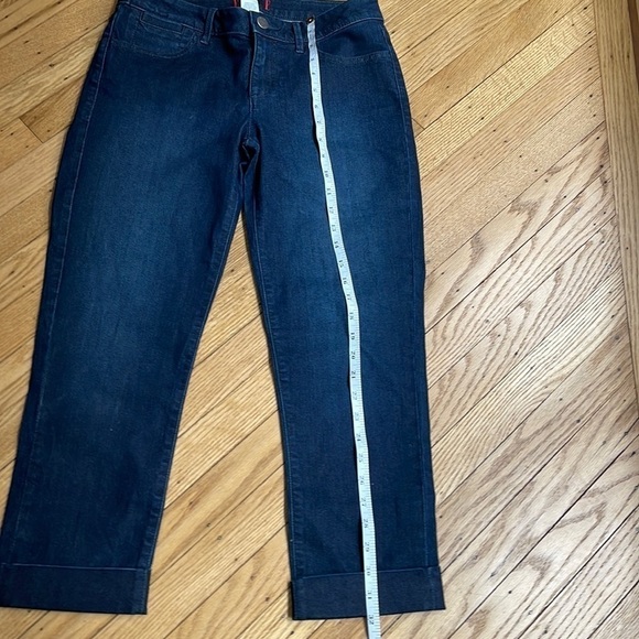 Elle Straight Leg Blue Jeans Women’s Size 6 Mid Rise Stretch Denim - Picture 4 of 8
